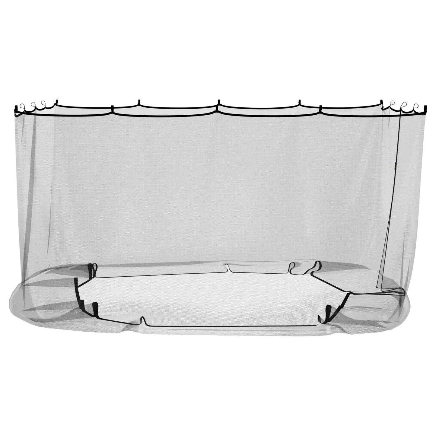 Mosquito Net for Gazebo 220 mesh Black 4 x 3 x 2 cm Polyester