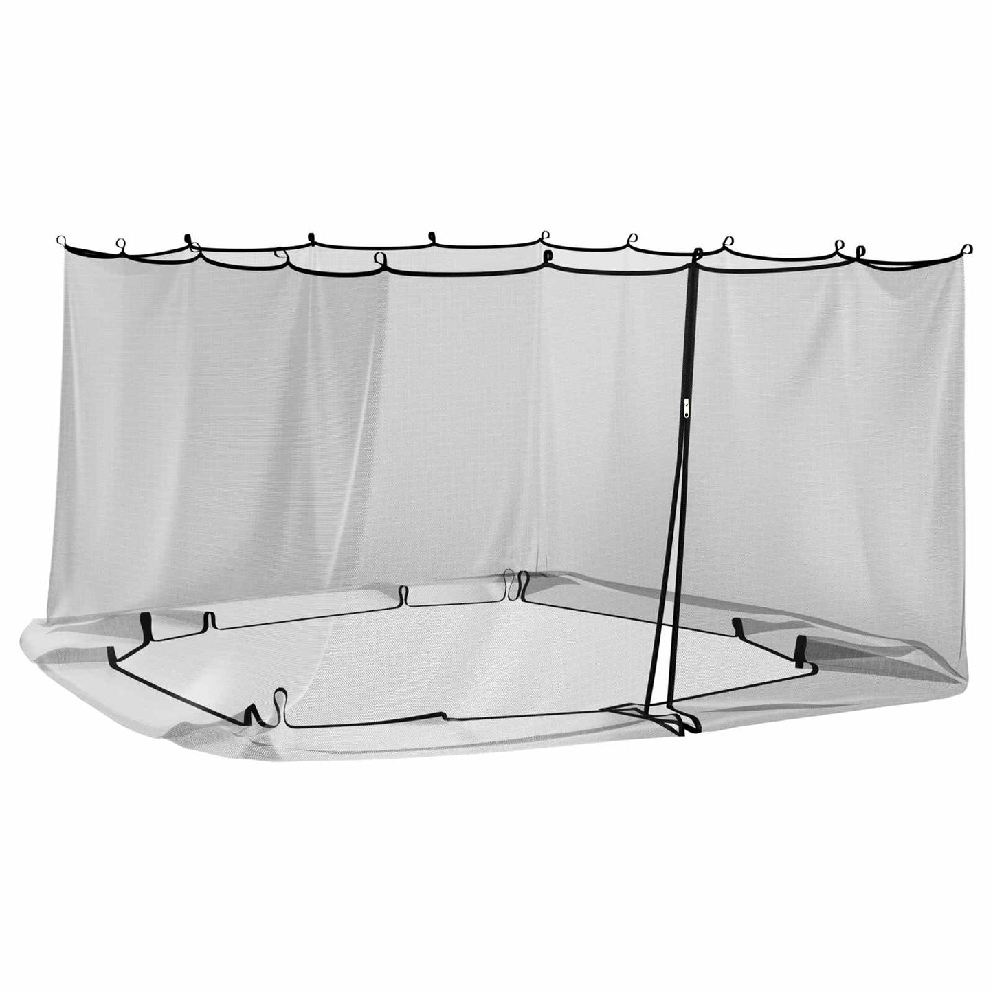 Mosquito Net for Gazebo 220 mesh Black 4.5 x 3 x 2 m Polyester