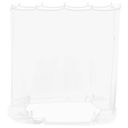 Mosquito Net for Gazebo 220 mesh White 2 x 2 x 2 m Polyester