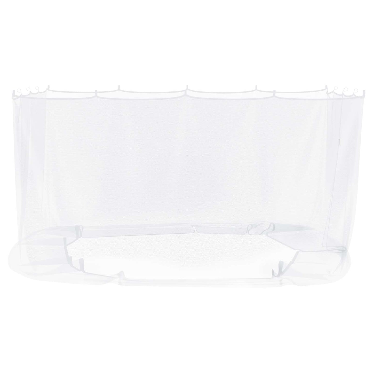 Mosquito Net for Gazebo 220 mesh White 3.6 x 3.6 x 2 cm