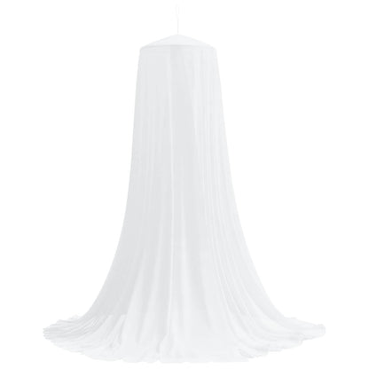Mosquito Net for Bed 3 pcs 156 mesh White Ø56 x 220 cm