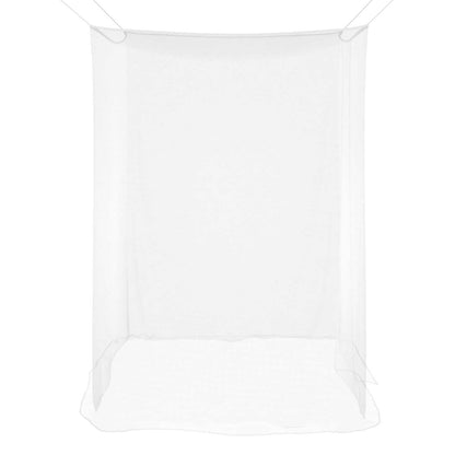 Mosquito Net for Bed 156 Mesh 3 pcs White Polyester