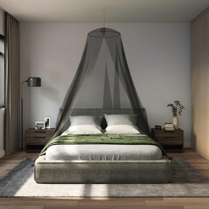 Mosquito Net for Bed 156 mesh Black Polyester