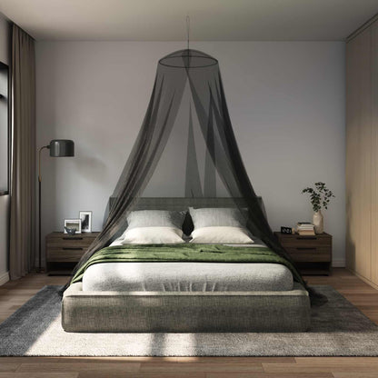 Mosquito Net for Bed 156 mesh Black Polyester