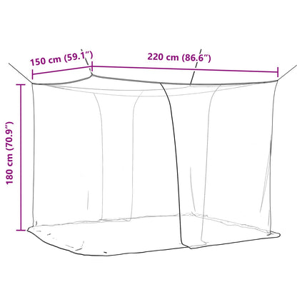 Mosquito Net for Bed 156 Mesh 3 pcs Black Polyester
