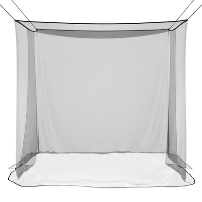 Mosquito Net for Bed 156 Mesh 3 pcs Black Polyester