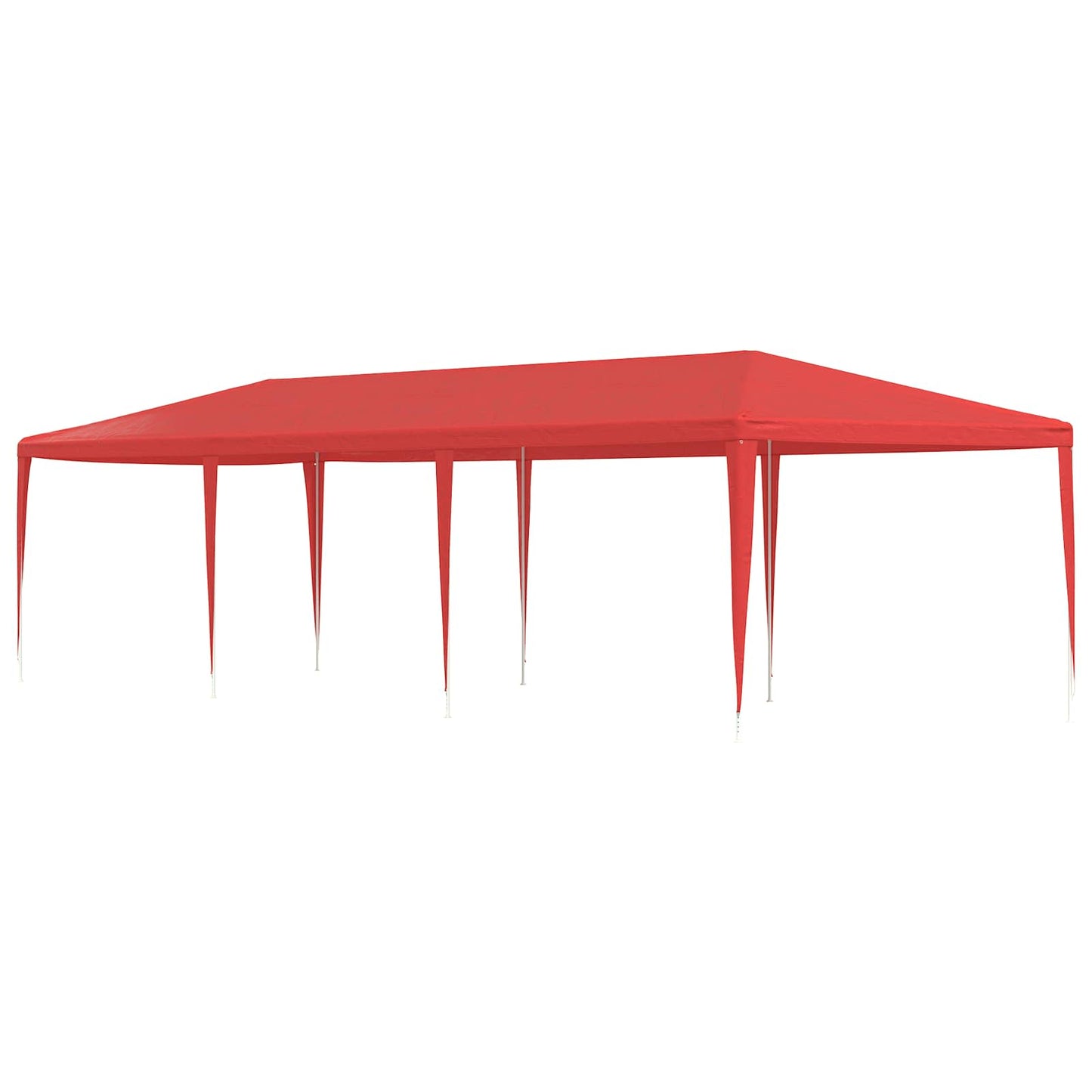Party Tent Red 900 x 300 x 255 cm PE and Steel