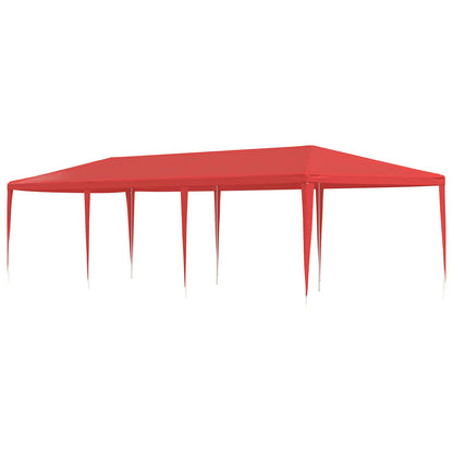 Party Tent Red 900 x 300 x 255 cm PE and Steel