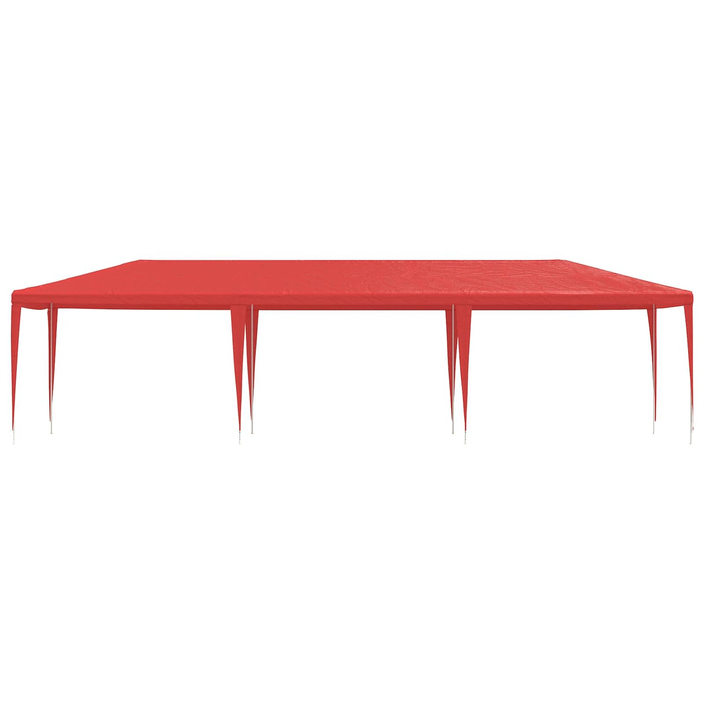 Party Tent Red 900 x 300 x 255 cm PE and Steel