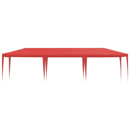 Party Tent Red 900 x 300 x 255 cm PE and Steel