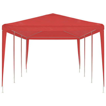 Party Tent Red 900 x 300 x 255 cm PE and Steel