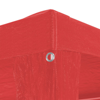Party Tent Red 1200 x 300 x 255 cm PE and Steel