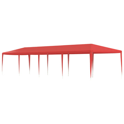 Party Tent Red 1200 x 300 x 255 cm PE and Steel