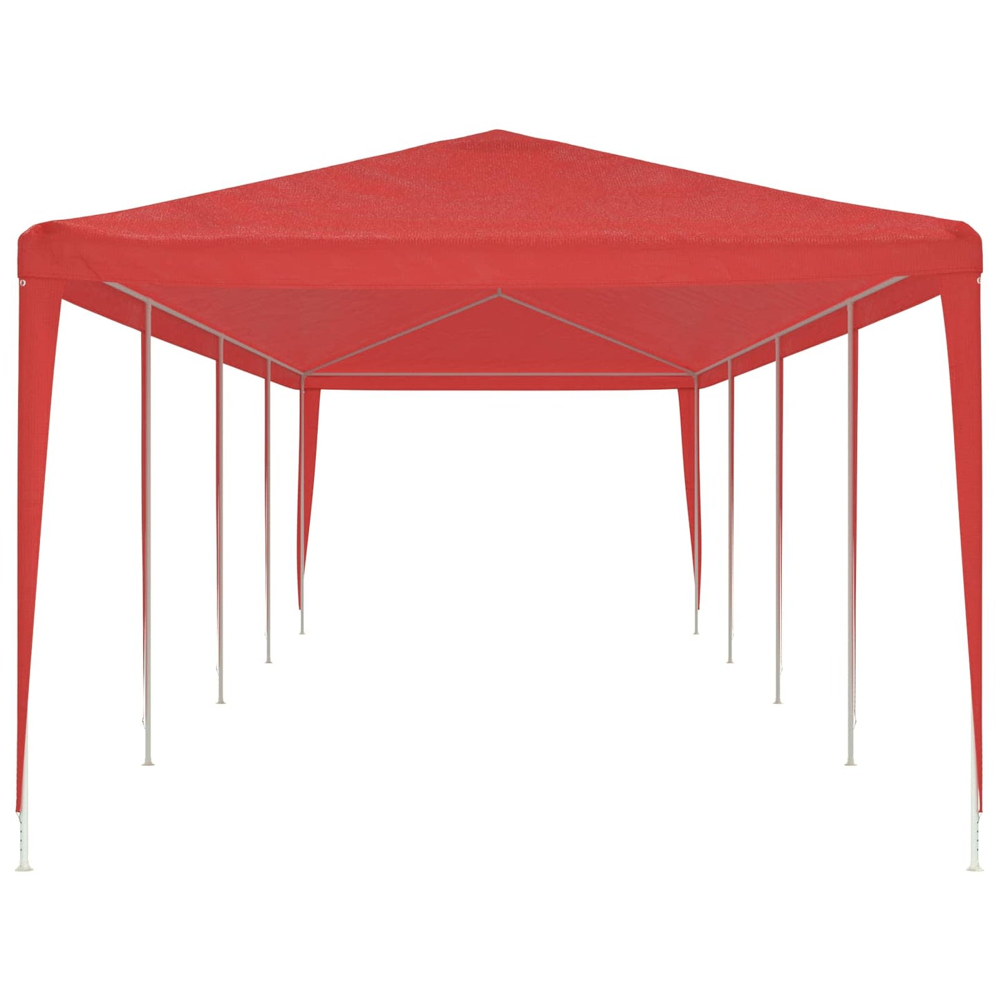 Party Tent Red 1200 x 300 x 255 cm PE and Steel
