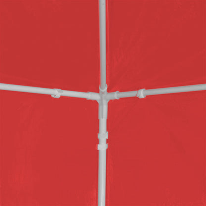 Party Tent 1200 x 300 x 255 cm Red PE and Steel