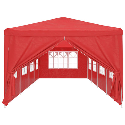Party Tent 1200 x 300 x 255 cm Red PE and Steel