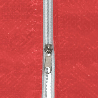 Party Tent Sidewall 2 pcs Red 300 x 195 cm PE and Steel