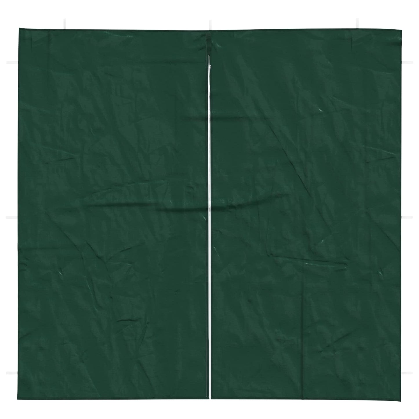 Party Tent Sidewall 2 pcs Green 200 x 195 cm PE and Steel