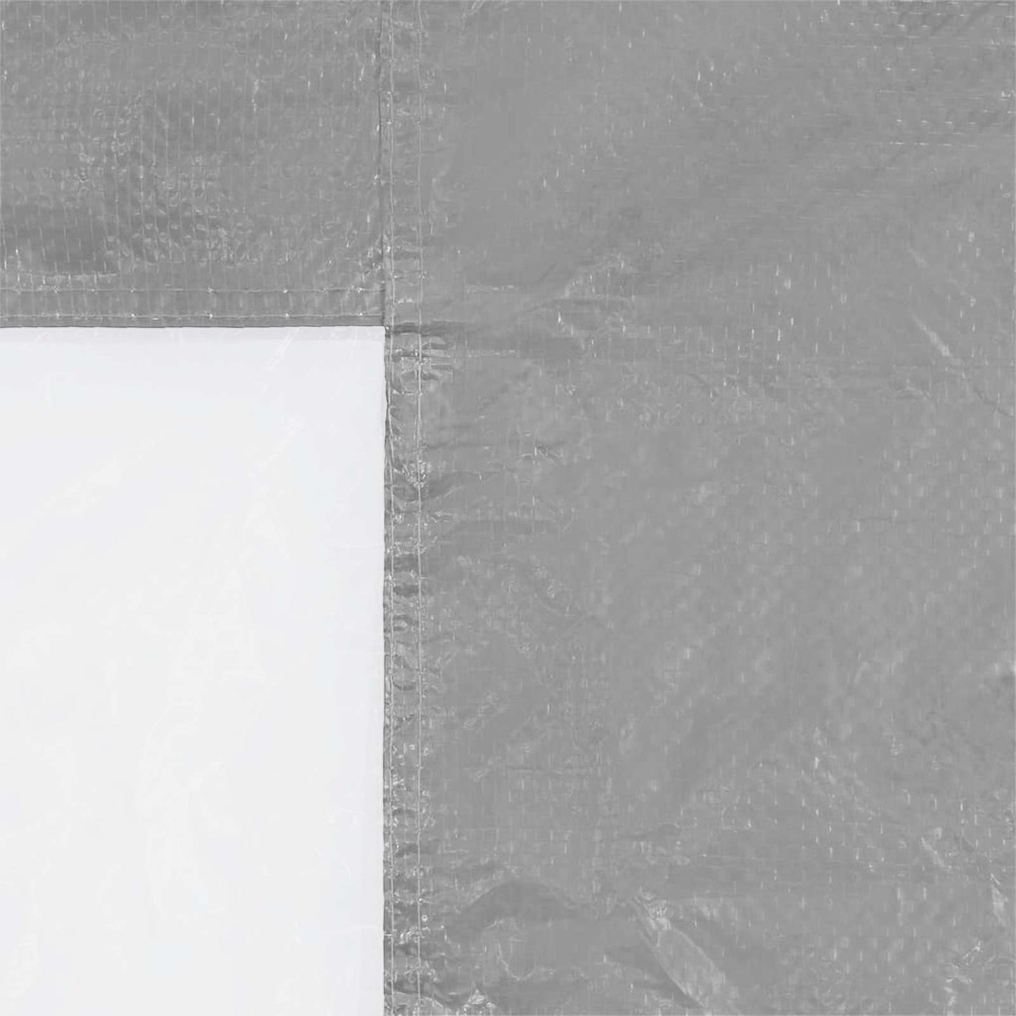 Party Tent Sidewall 2 pcs 400 x 195 cm Light Grey PE and Steel