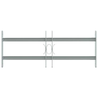 Security Grille for Windows with 2 Crossbars 3 pcs 430-740 mm