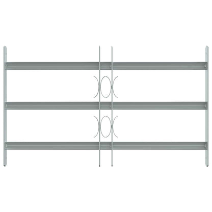 Security Grille for Windows with 3 Crossbars 3 pcs 430-740 mm