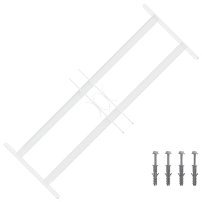Security Grille for Windows with 2 Crossbars 43-74 cm