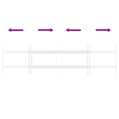 Security Grille for Windows with 2 Crossbars 63-114 cm