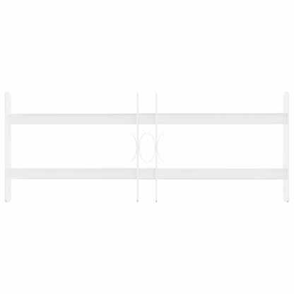 Security Grille for Windows with 2 Crossbars 3 pcs 43-74 cm