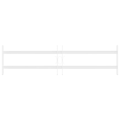 Security Grille for Windows with 2 Crossbars 3 pcs 63-114 cm