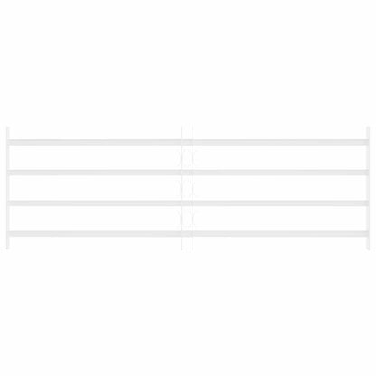 Security Grille for Windows with 4 Crossbars 3 pcs 93-174 cm