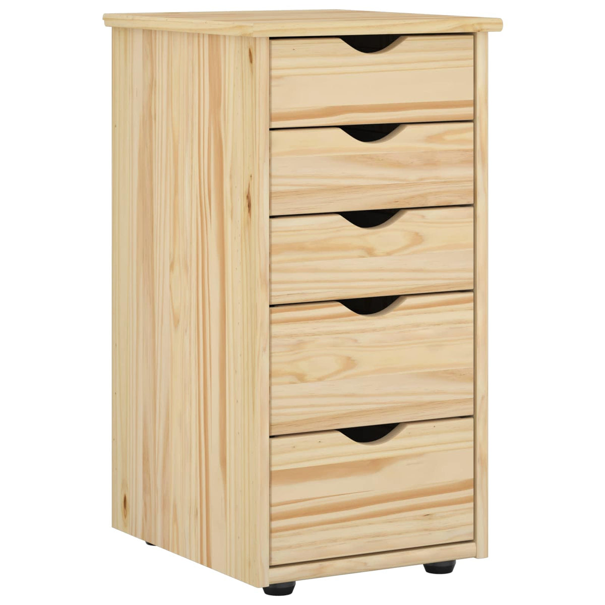 Cabinet 34 x 39 x 61.5 cm Solid Pine Wood Brown