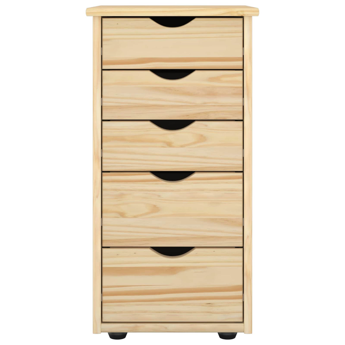 Cabinet 34 x 39 x 61.5 cm Solid Pine Wood Brown