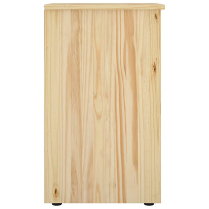 Cabinet 34 x 39 x 61.5 cm Solid Pine Wood Brown