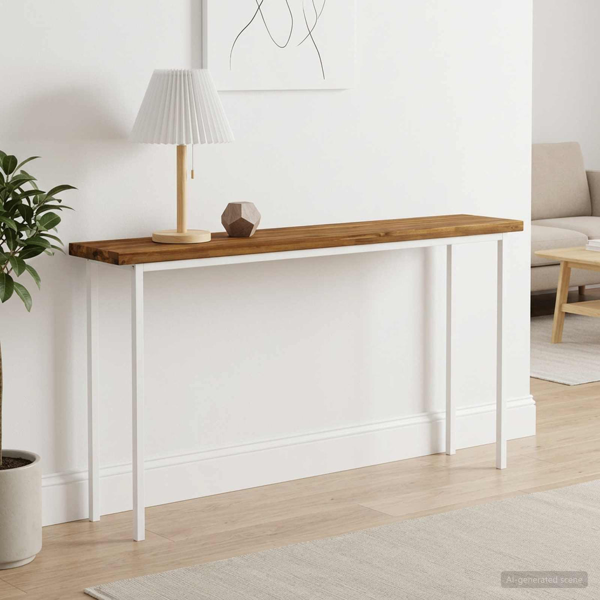 Rectangular Table Top 160 x 20 x 3.5 cm Rectangular Natural