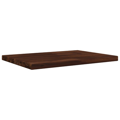 Rectangular Table Top 80 x 50 x 3.5 cm Rectangular Dark Brown