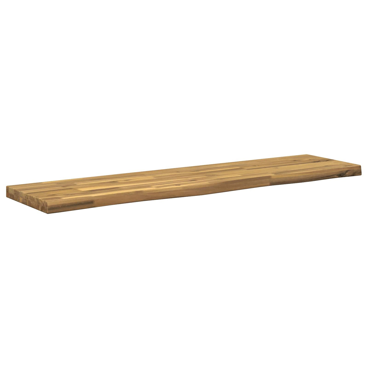 Live Edge Table Top 130 x 20 x 3.5 cm Rectangular White