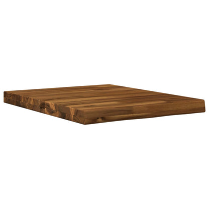 Live Edge Table Top 60 x 50 x 3.5 cm Rectangular Natural