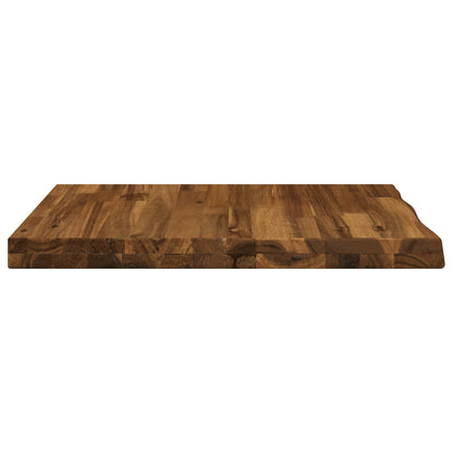 Live Edge Table Top 60 x 50 x 3.5 cm Rectangular Natural