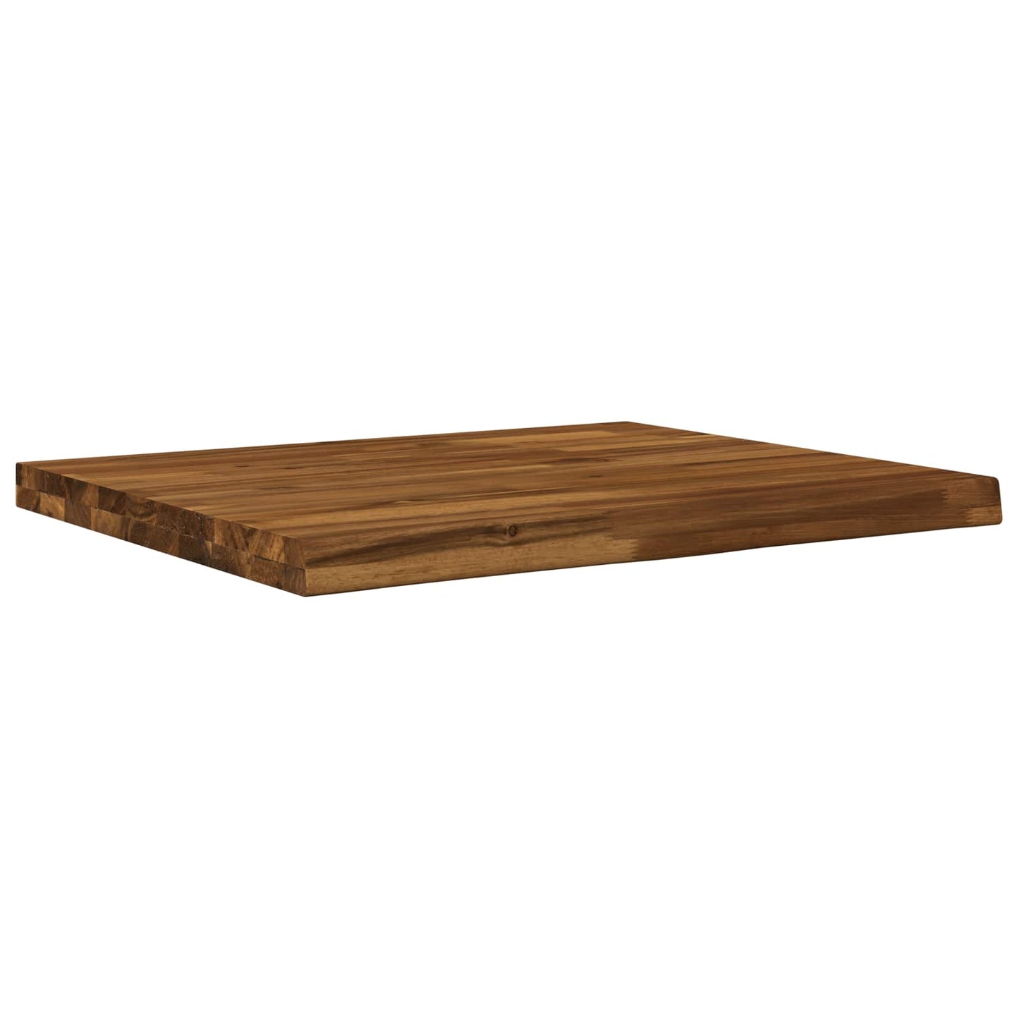 Live Edge Table Top 80 x 50 x 3.5 cm Rectangular Natural