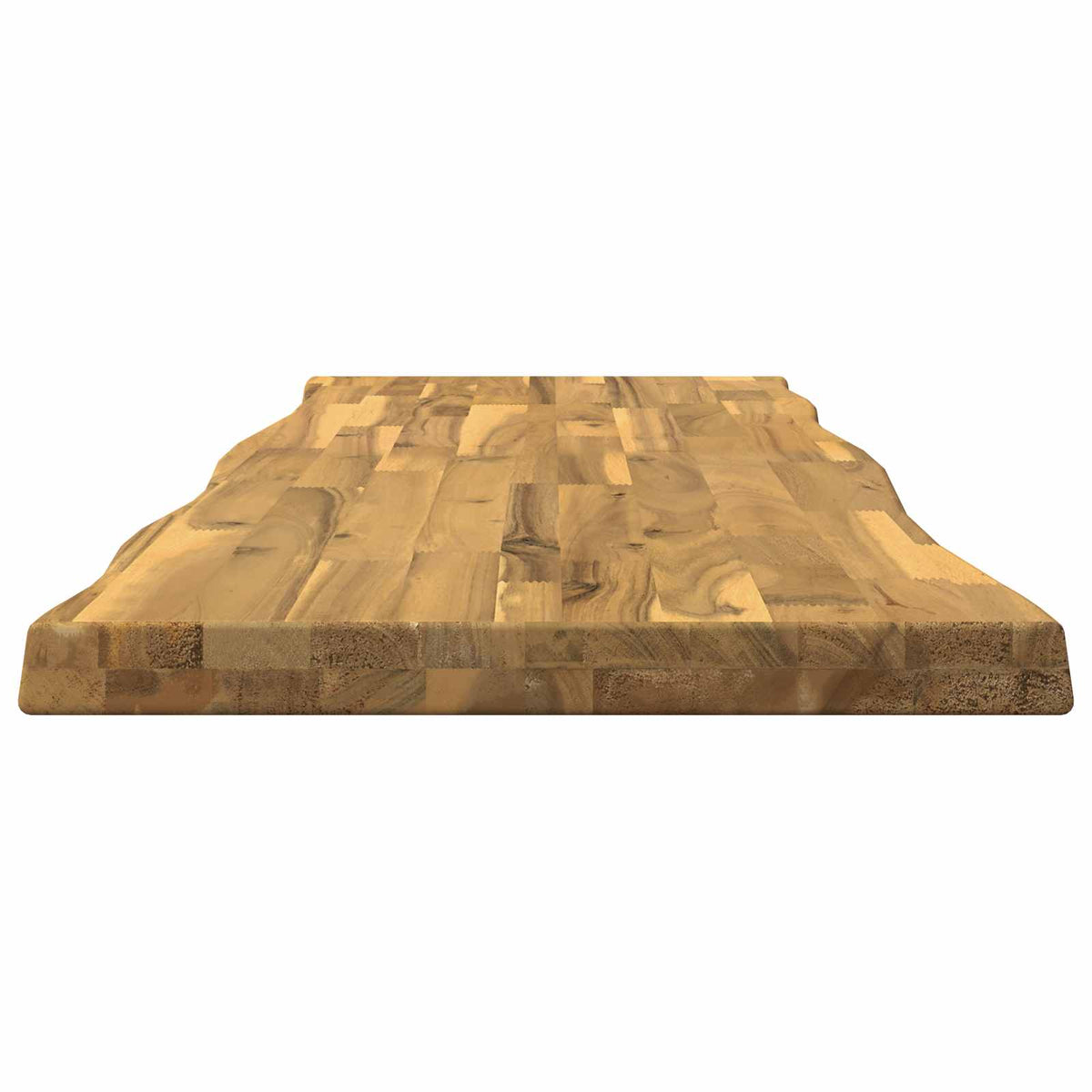 Live Edge Table Top 160 x 40 x 3.5 cm Rectangular White
