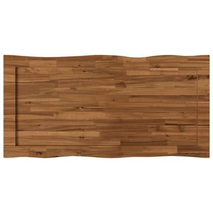 Live Edge Table Top 100 x 60 x 3.5 cm Rectangular Natural