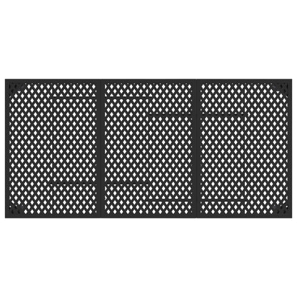 Outdoor Furniture Set 7 pcs Anthracite Steel