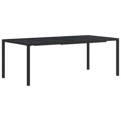 Outdoor Furniture Set 7 pcs Anthracite Steel