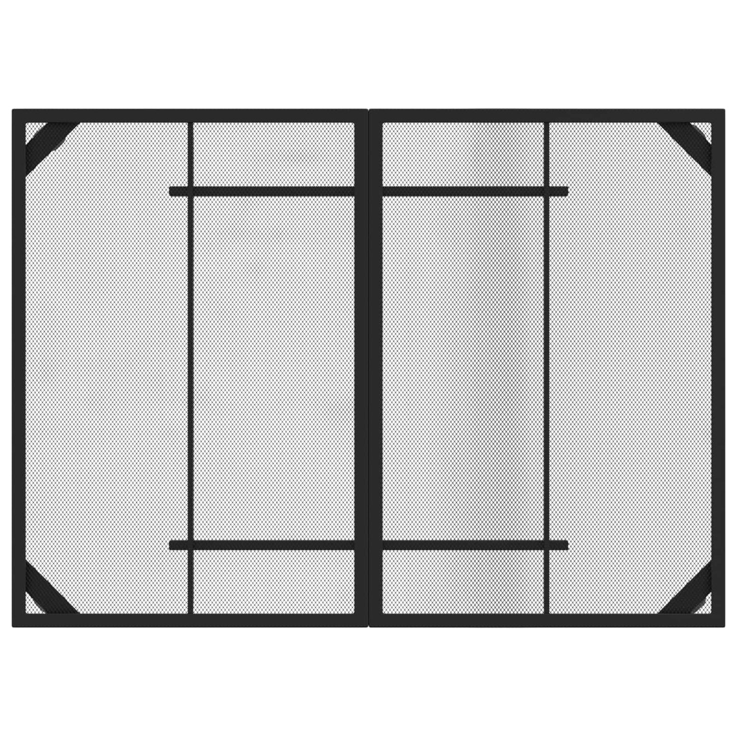 Outdoor Furniture Set Folding 5 pcs Anthracite Iron and Steel