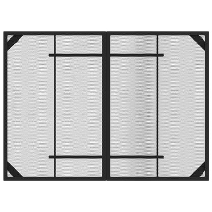 Outdoor Furniture Set Folding 5 pcs Anthracite Iron and Steel