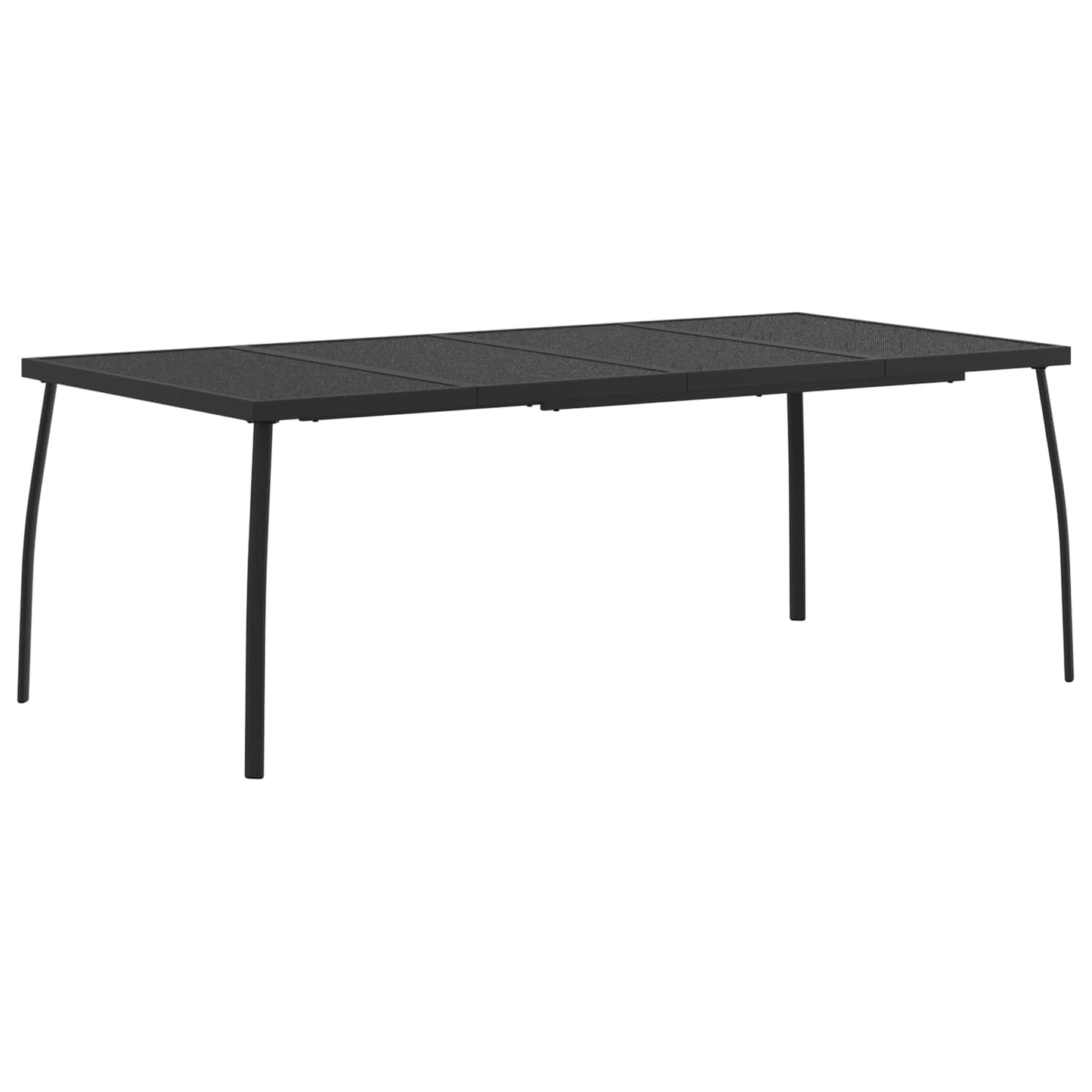 Outdoor Furniture Set Folding 7 pcs Anthracite Iron and Steel