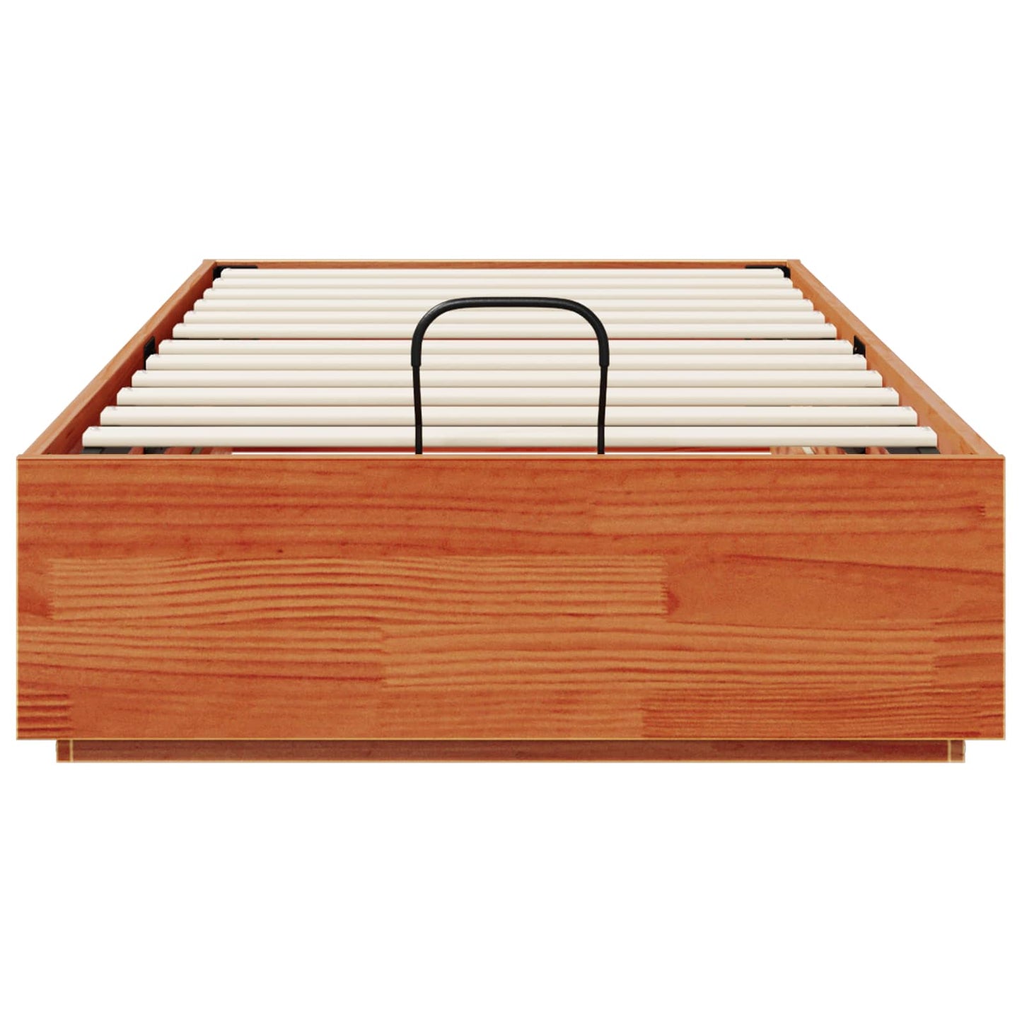 Ottoman Bed Frame Wax Brown 90 x 190 cm Solid Pine Wood