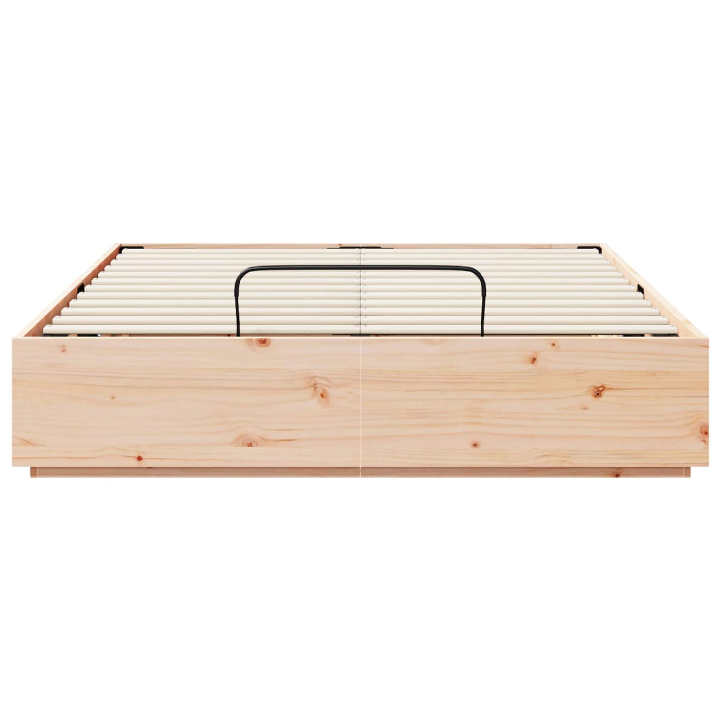 Ottoman Bed Frame Natural 120 x 200 cm Solid Pine Wood