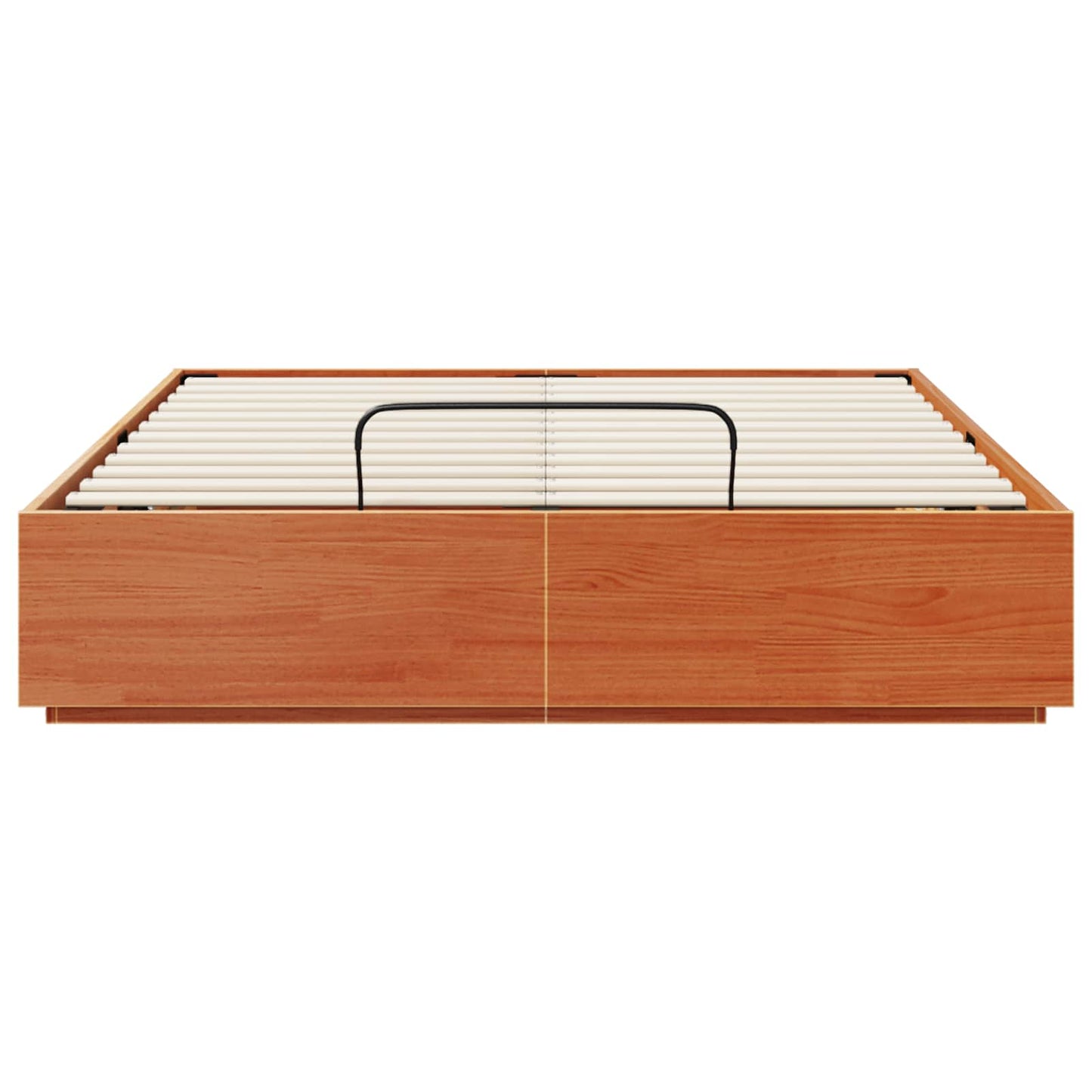 Ottoman Bed Frame Wax Brown 150 x 200 cm Solid Pine Wood