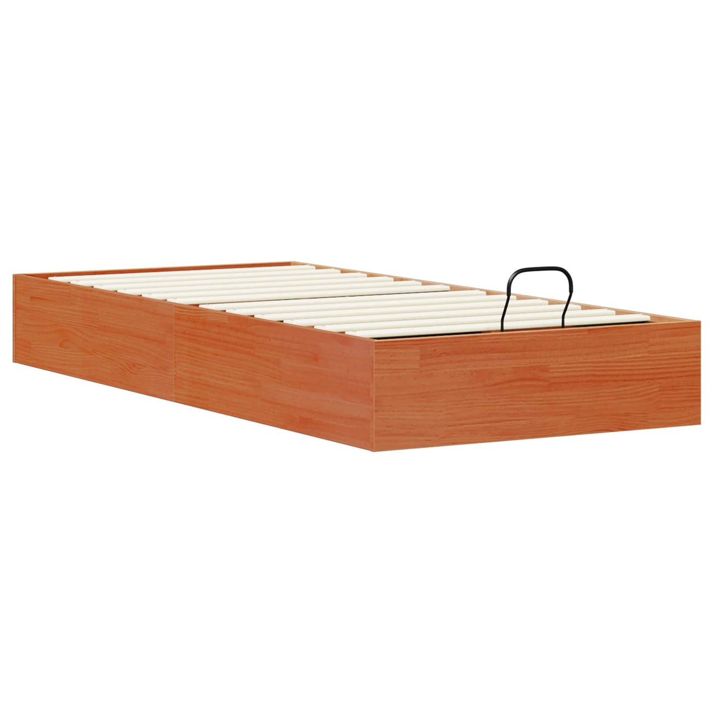 Ottoman Bed Frame with Storage Wax Brown 80 x 200 cm